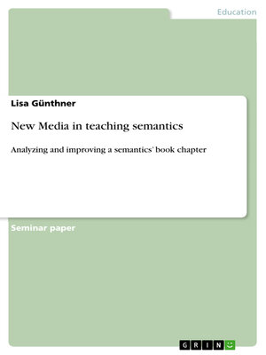 cover image of New Media in teaching semantics